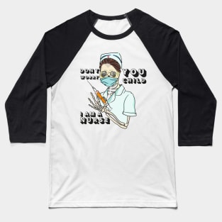 Professional Nurse Skeleton Halloween Baseball T-Shirt